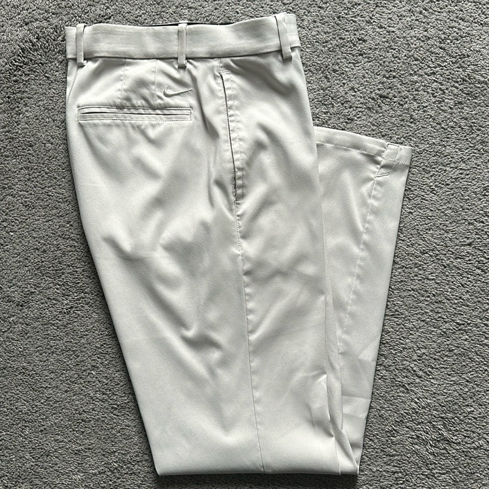 Nike khaki dri fit pants